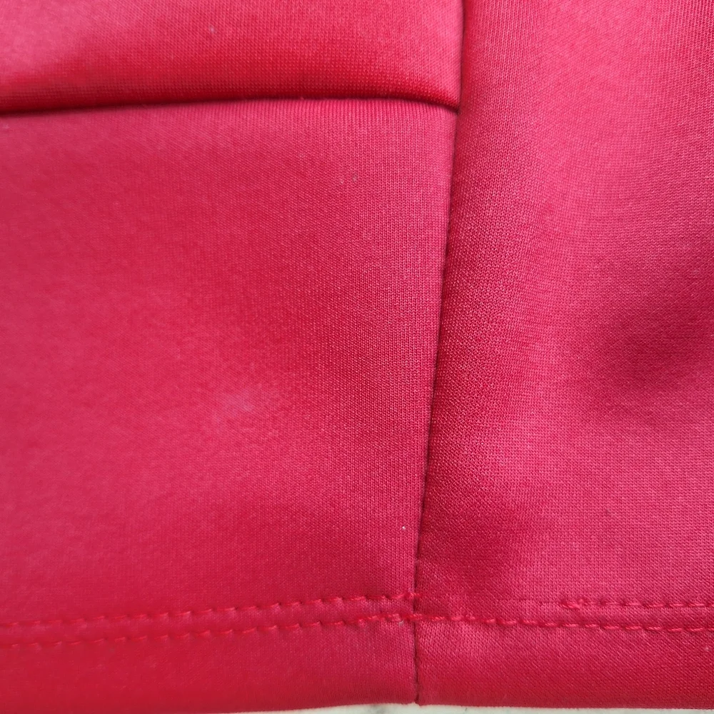 Charlotte Russe Y2K Vintage Red & Black Mesh Cut Out Cocktail Bodycon Mini Dress - Picture 7 of 9